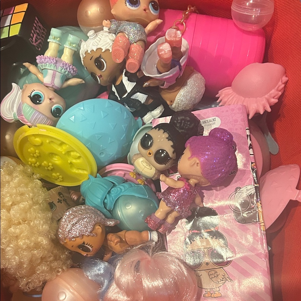 L.O.L. Surprise! Dolls and Accessories - Pink, Blue, Purple